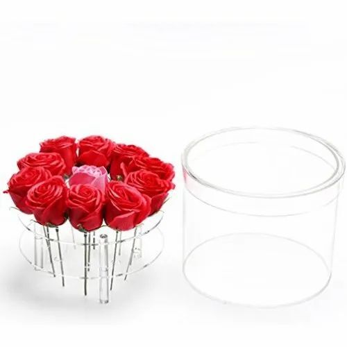 Acrylic Round Flower Box