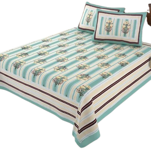 Cotton Printed King Size Bed Sheets