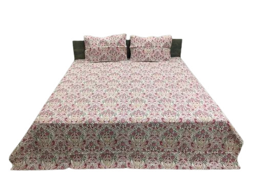 Floral Printed Double Bedsheets