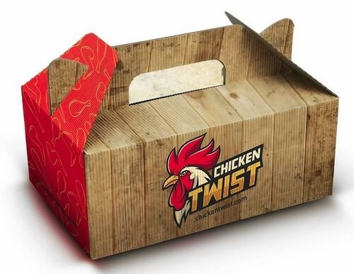 Handled Food Packaging Box