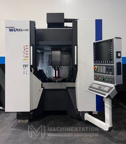 Hyundai Wia Xf6300 5 Axis Cnc Vertical Machining Center Mill - Color: White And Black