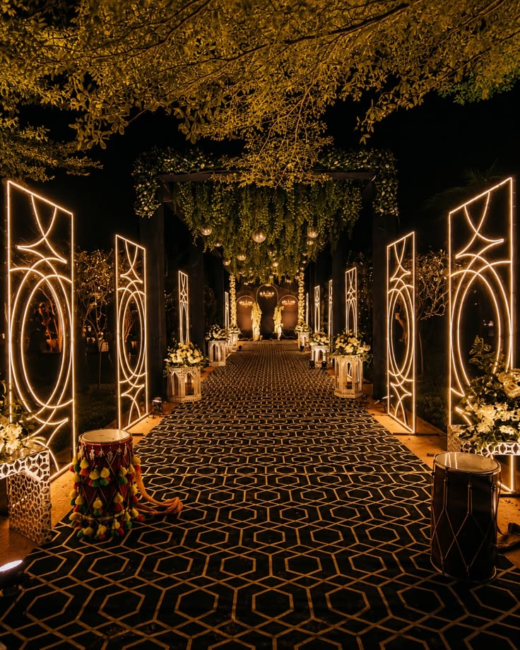 Light Panel for Wedding Decor