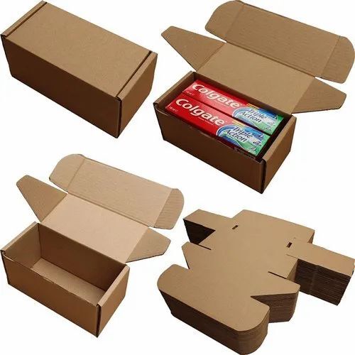 Plain Kraft Paper Packaging Box