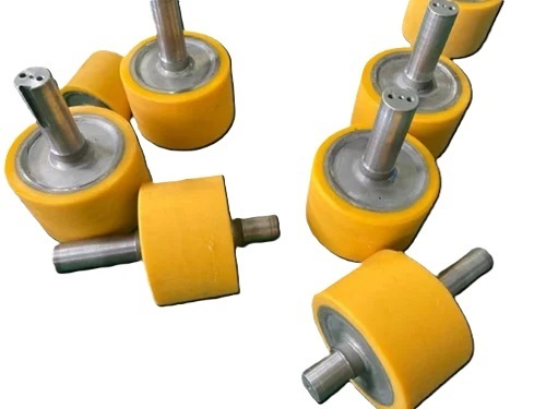 Yellow Round Polyurethane Roller