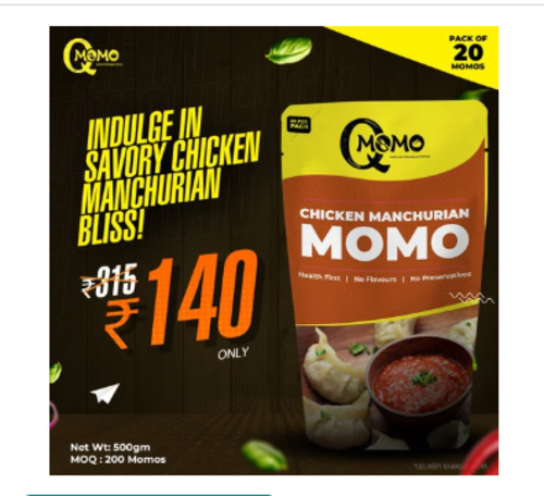 Frozen Chicken Manchurian Momos