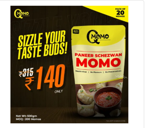 Frozen Paneer Schezwan Momos