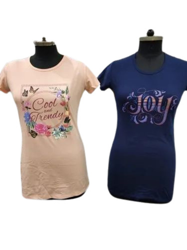 Ladies Printed Casual T Shirt