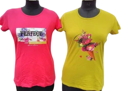 Ladies Round Neck T Shirt