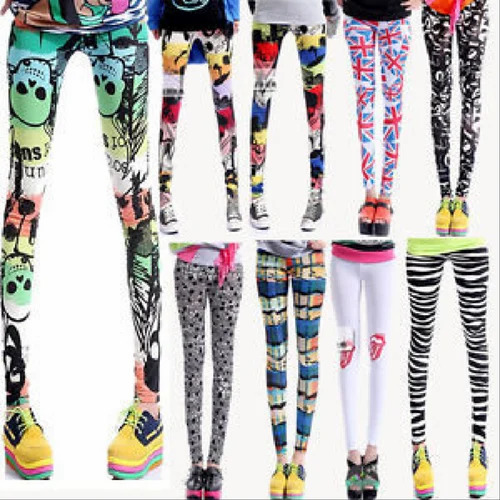 Multicolor Designer Ladies Legging