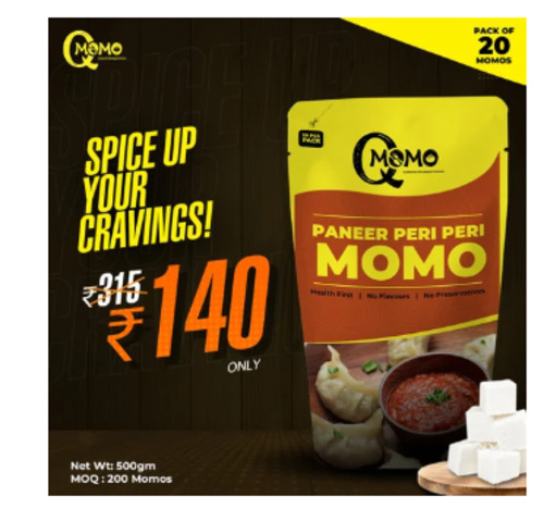 Paneer Peri Peri Momos