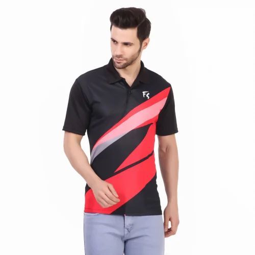 Printed Polyester T Shirt By Mittal Sports Industries