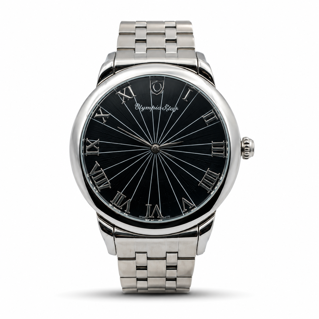 Vincent Van Gogh Solid Stainless Steel Black Dial Analog Wrist Watch For Men