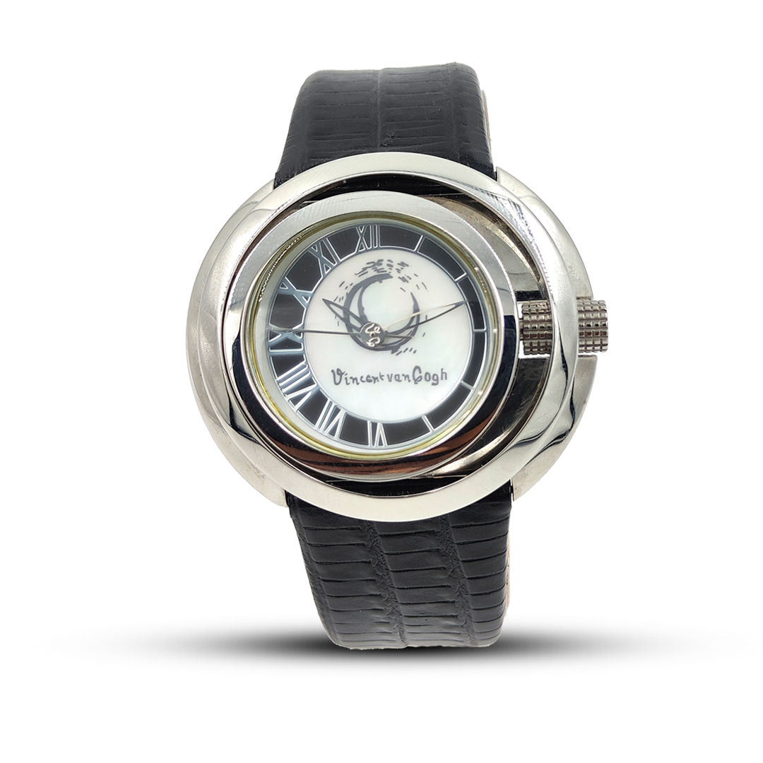 Vincent Van Gogh Solid Stainless Steel Oval Shape Dial Analog Watch For Men