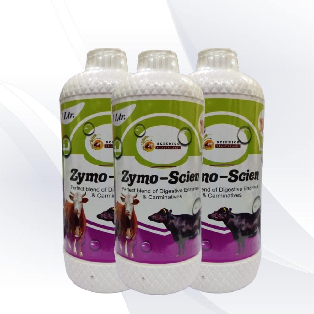Zymo Scien Digestive Enzyme And Carminative Liquid For Animals