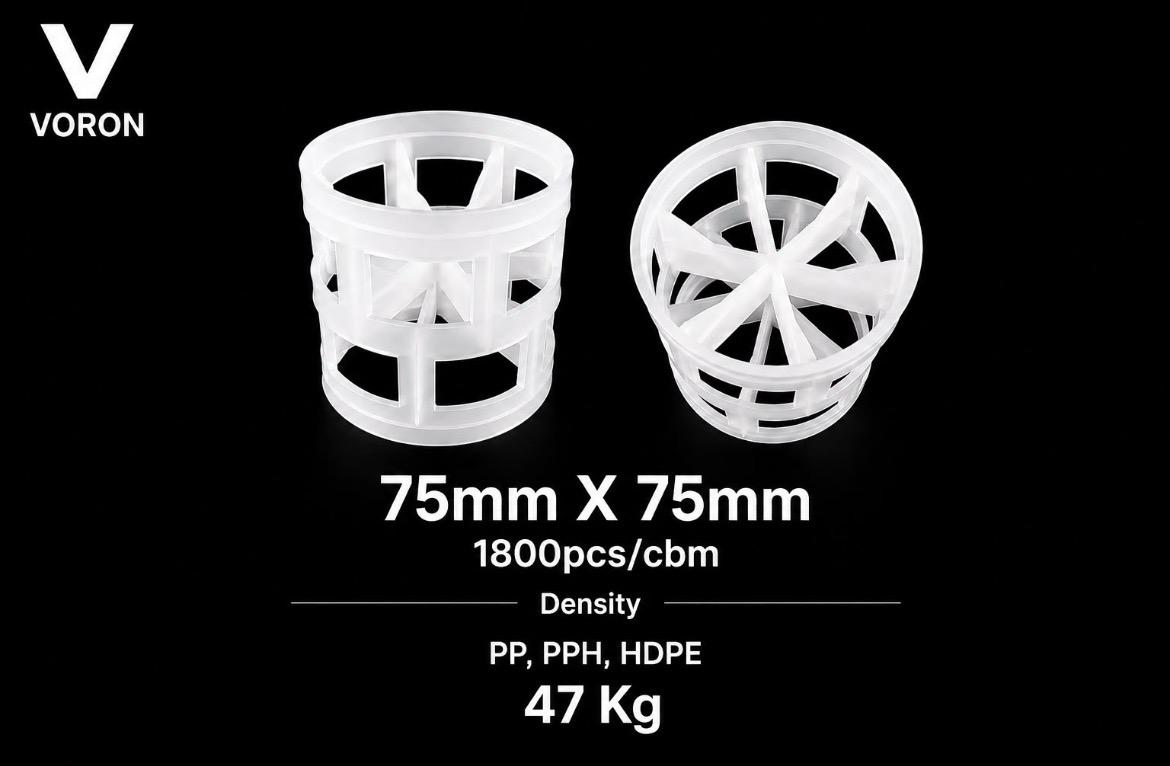 75mm Plastic Pall Ring