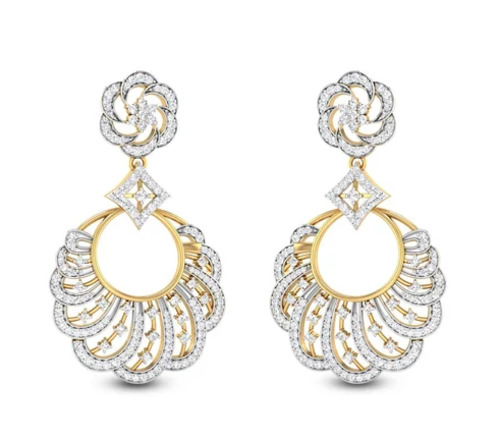 Diamond Hoop Earrings