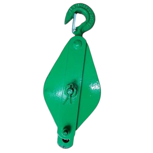 Green Manila Rope Pulley