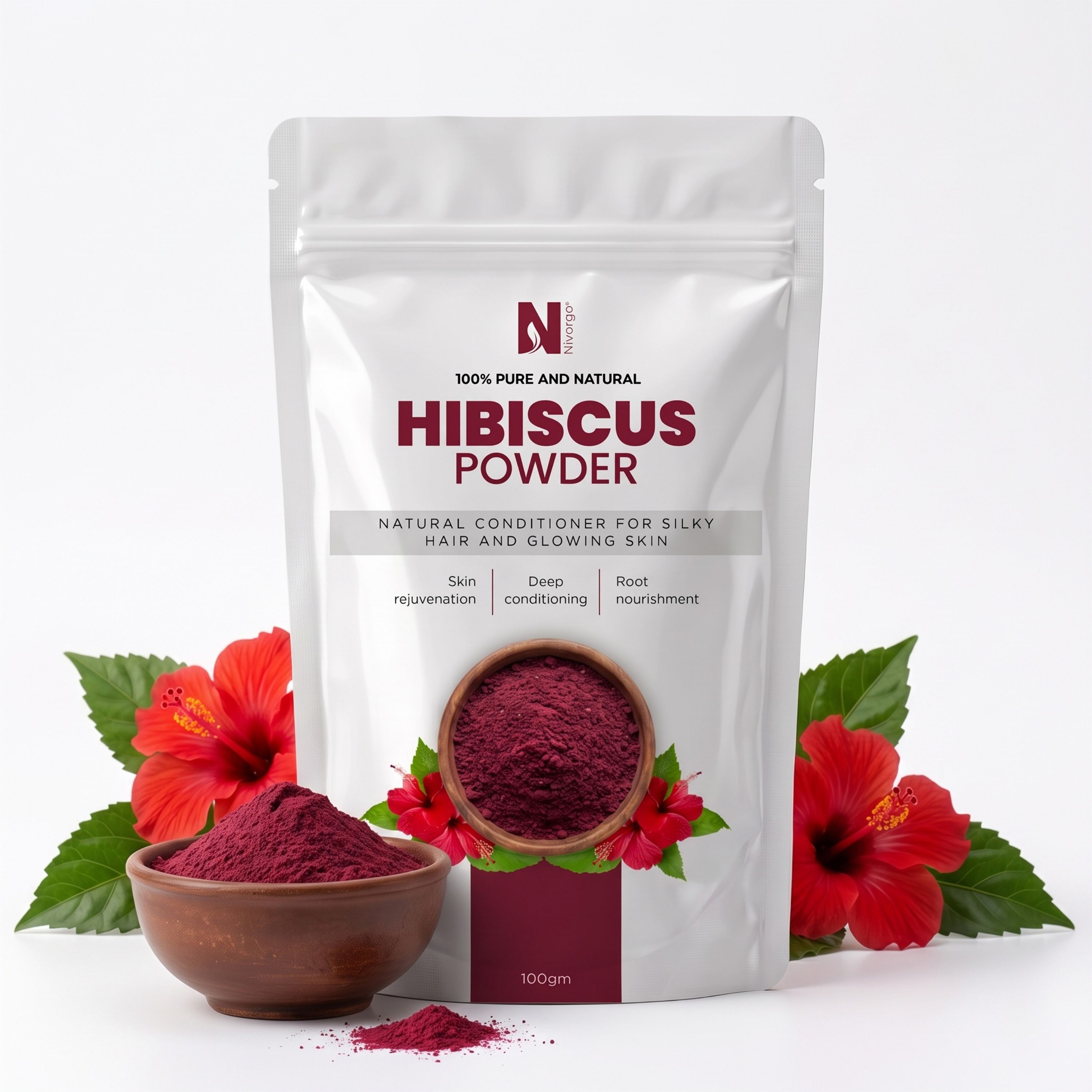Hibiscus Powder For Hair Care