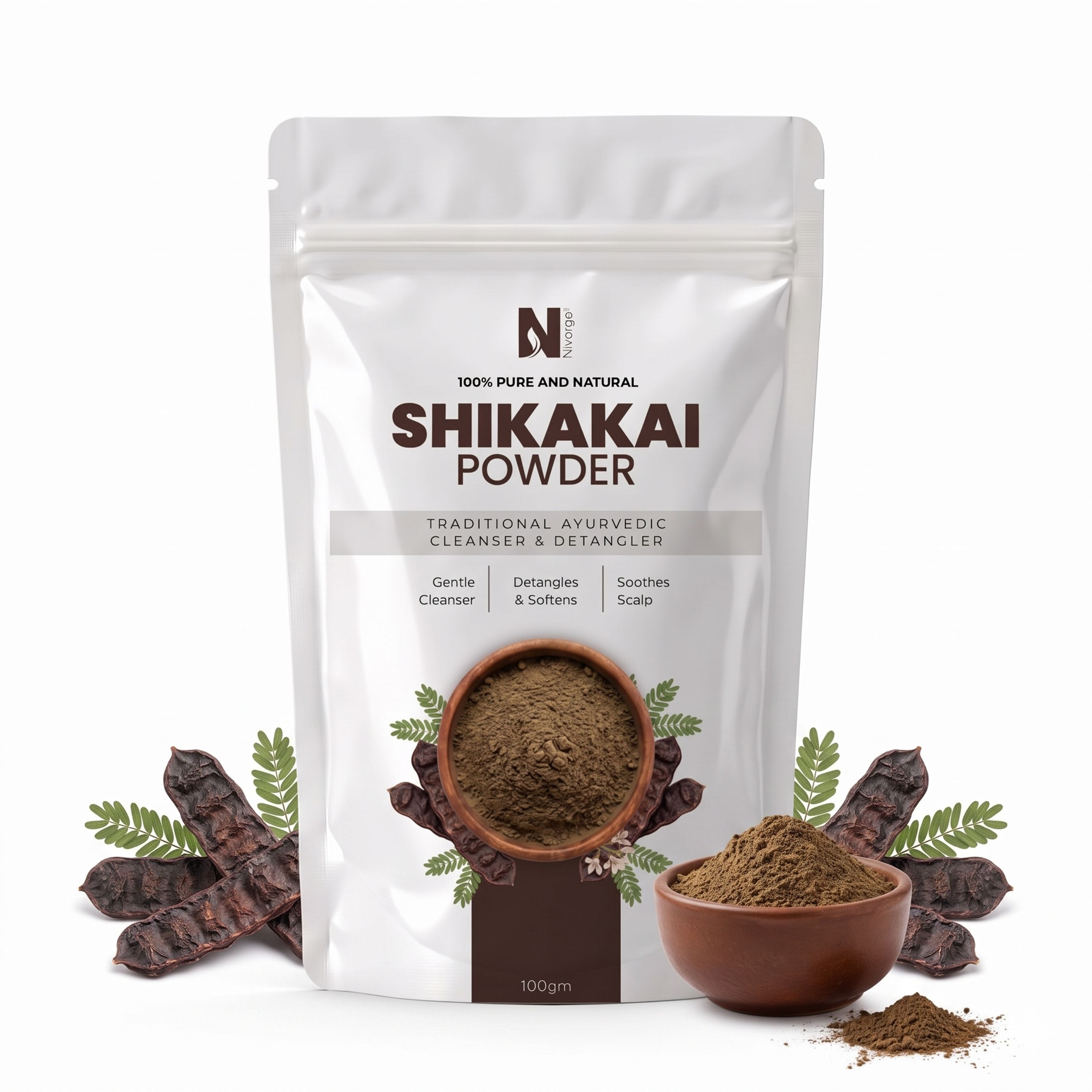 Shikakai Powder for Hair Gentle Hair Cleaner