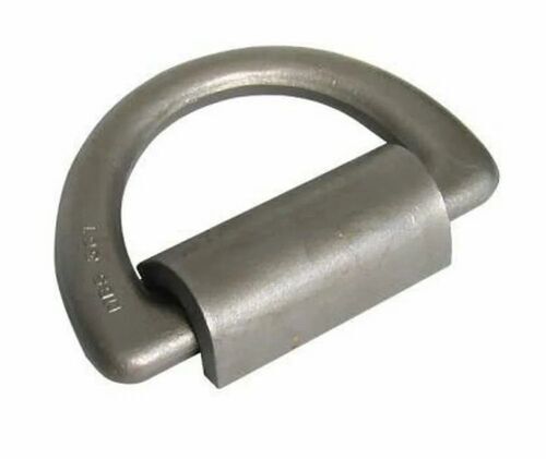 Silver Lashing D Ring With Cup