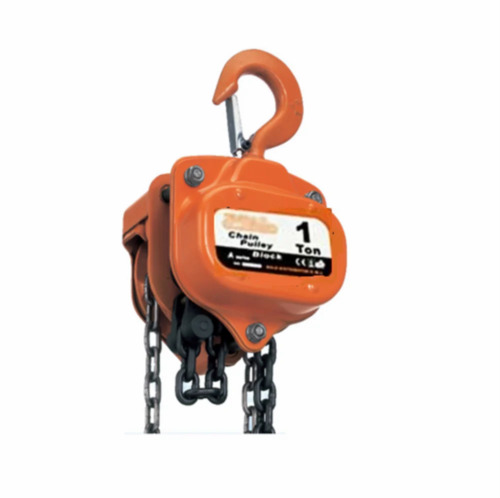 Yellow Yital Chain Pulley Block