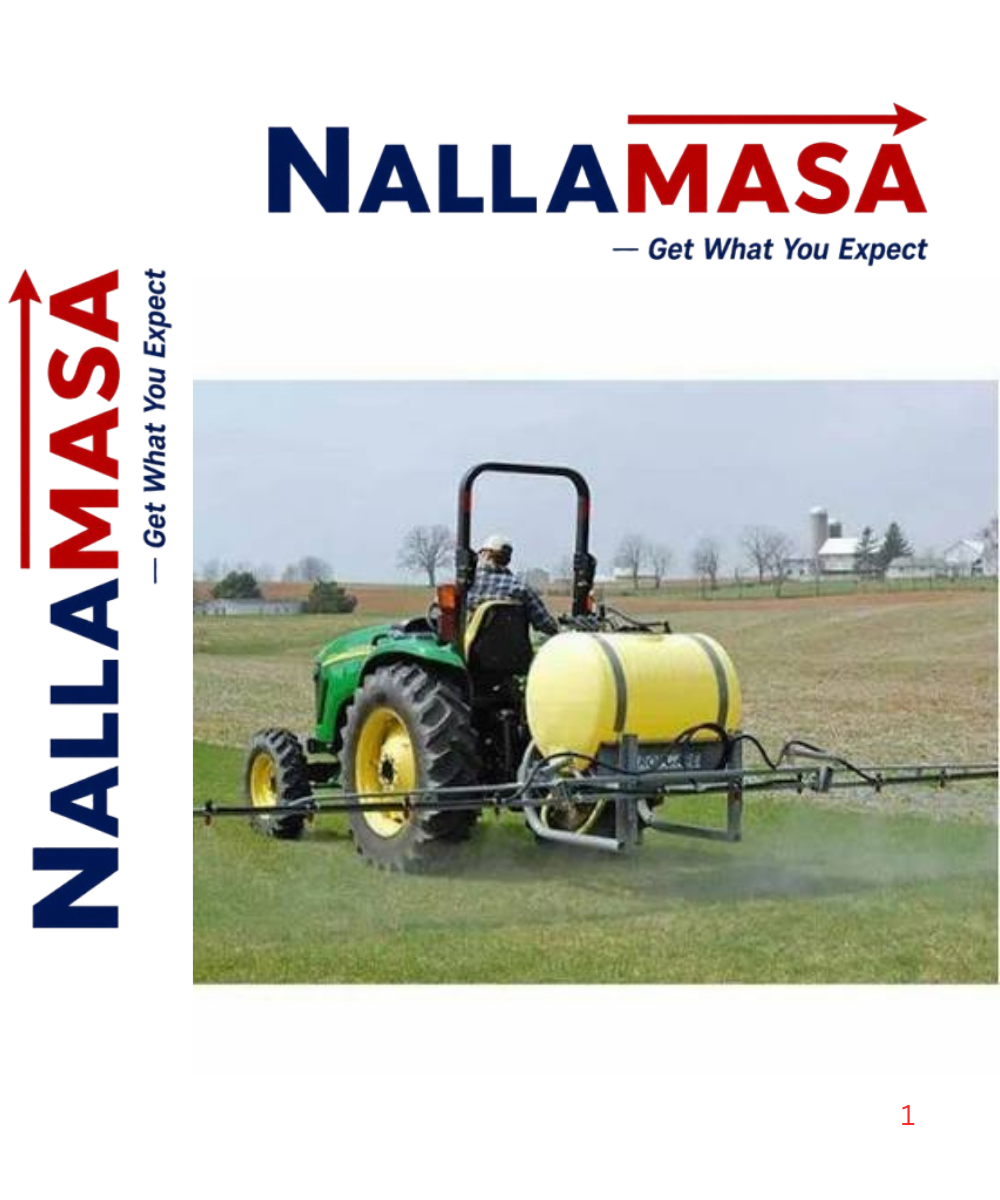 Boom Sprayer - Features: Multiple Spray Nozzles