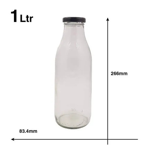Glass Milk Bottle
