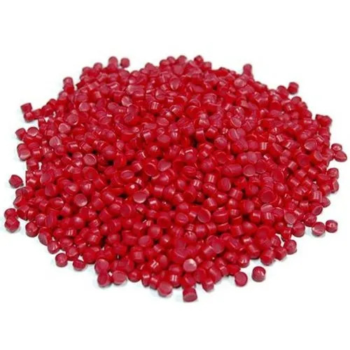 Red Reprocessed HDPE Granules