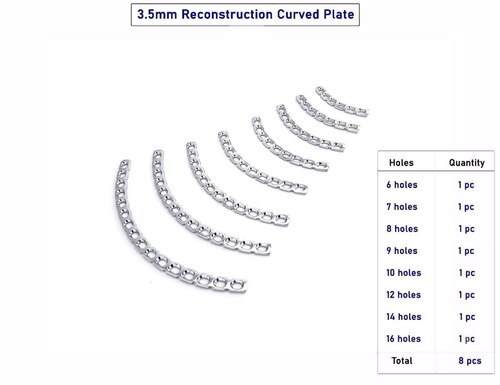 3.5mm Reconstruction Curved Plate Set