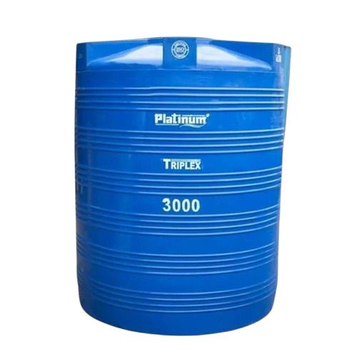 3000 L Blue Triple Layer Water Storage Tank