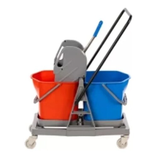 40a 50 L Double Bucket Wringer Trolley