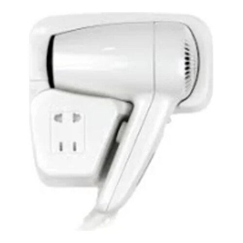 Anti Theft Wall Mount Hair Dryer - Material: Plastic And Metal