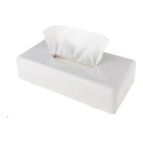 Box Tissue Dispenser - Color: White