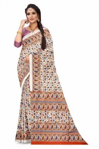 Designer Digital Printed Cotton Saree