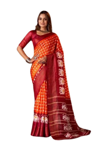 Designer Printed Saree - Color: Multi Color