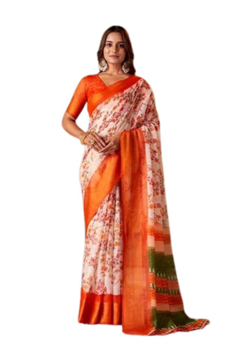 Fancy Cotton Saree By Ami Varsha Fashion Private Limited
