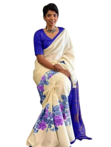 Party Wear Linen Sarees