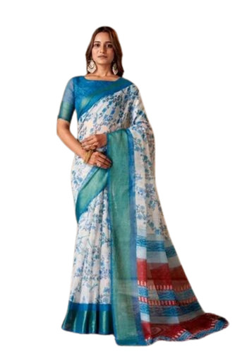 Printed Fancy Cotton Saree