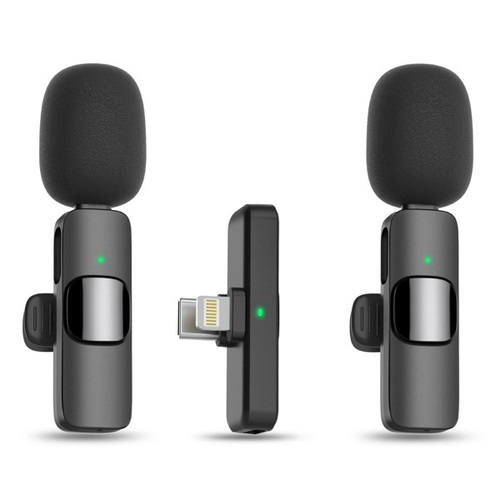 Black Wireless Microphone