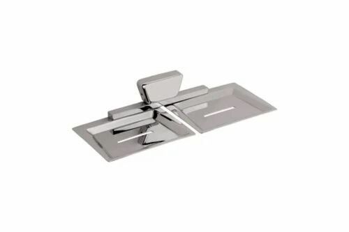 Chrome Finish Ss 304 Double Soap Dish