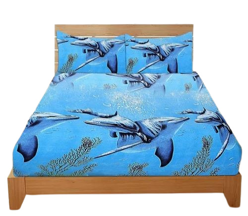 Cotton Printed Double Bedsheet
