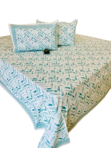 Designer King Size Cotton Bedsheet