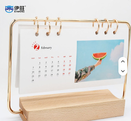 Flip Wooden Table Desk Calendar - Feature: Durable