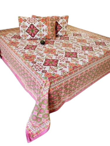 King Size Cotton Designer Bed Sheet