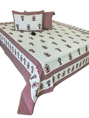 Printed Cotton King Size Bed Sheet