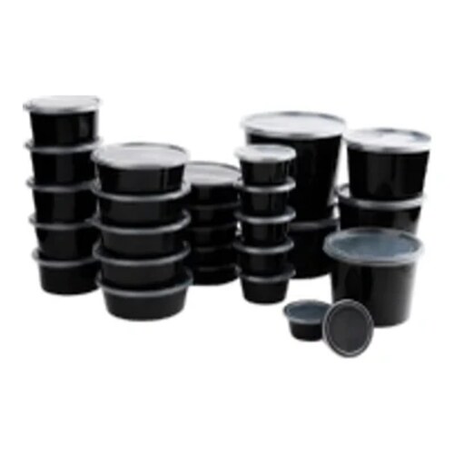 Round Plastic Containers