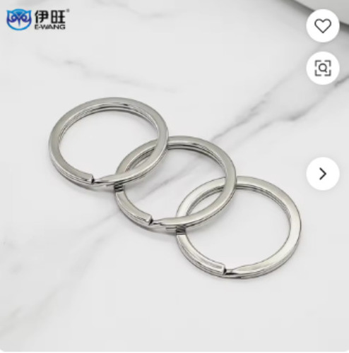 Stainless Steel Key Rings - Color: Silver