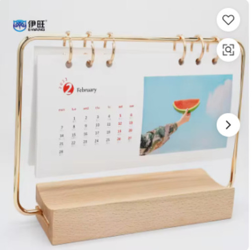 Stand Flip Table Desk Calendar - Feature: Durable