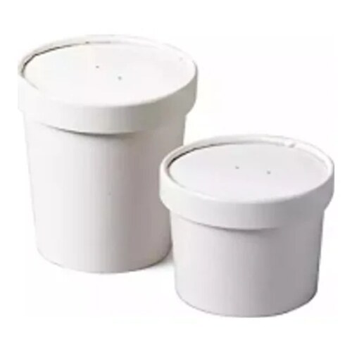 White Paper Container