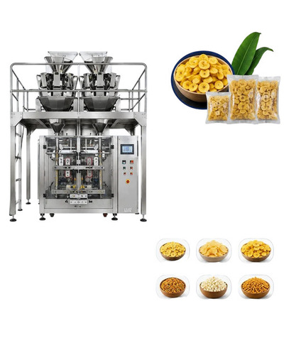 2 Heads Banana Chips Packaging Machine